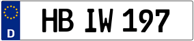 Truck License Plate